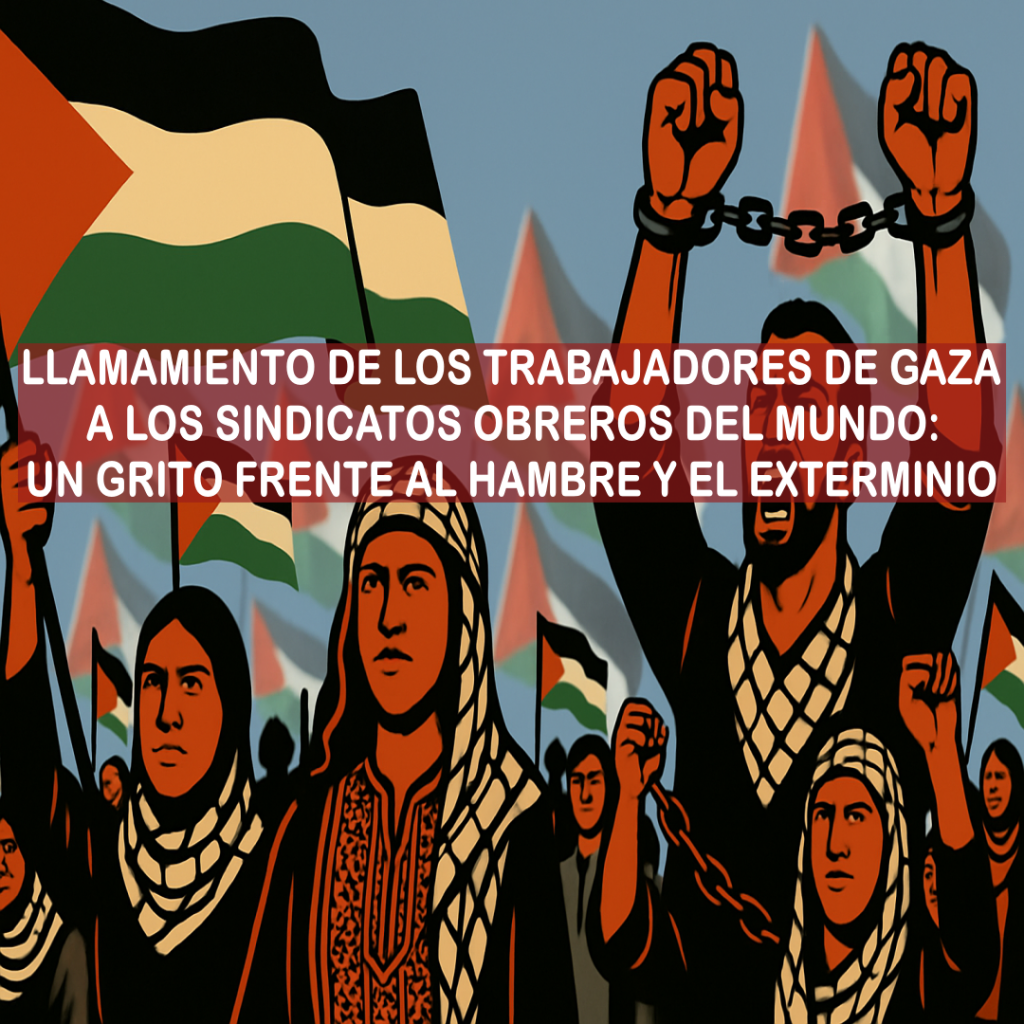 Llamamiento de los trabajadores de Gaza a los sindicatos obreros del mundo: Un grito frente al hambre y el exterminio