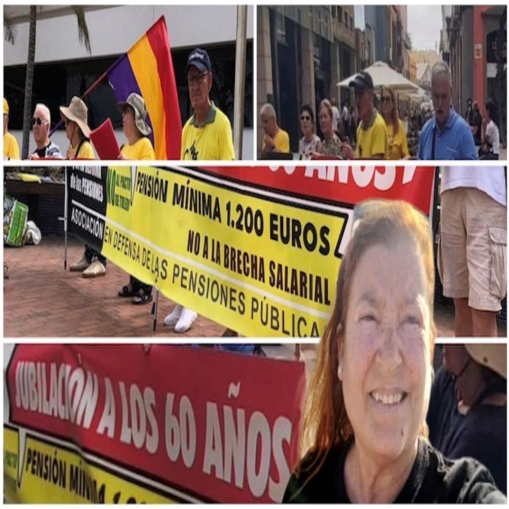 RECLAMO DE LAS PERSONAS PENSIONISTAS EN CANARIAS
