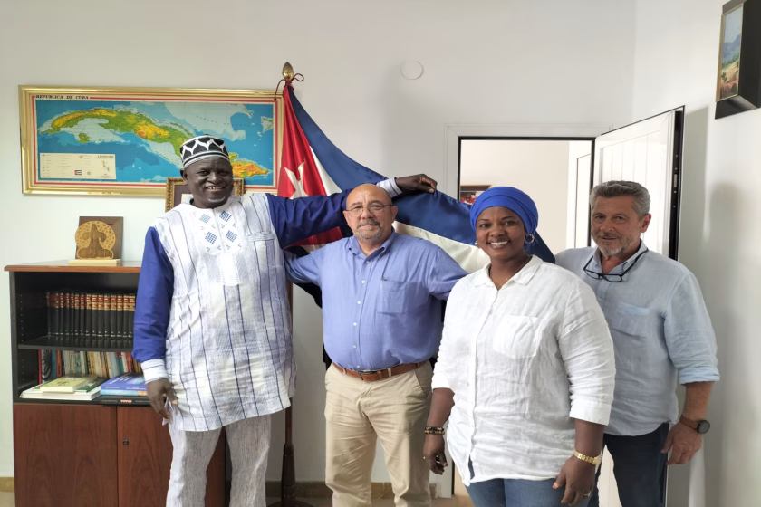 Visita de Nana Inoussa, Secretario General de Fuerza Obrera / Unión Nacional de Sindicatos de Burkina Faso a Canarias, de manos del FSOC