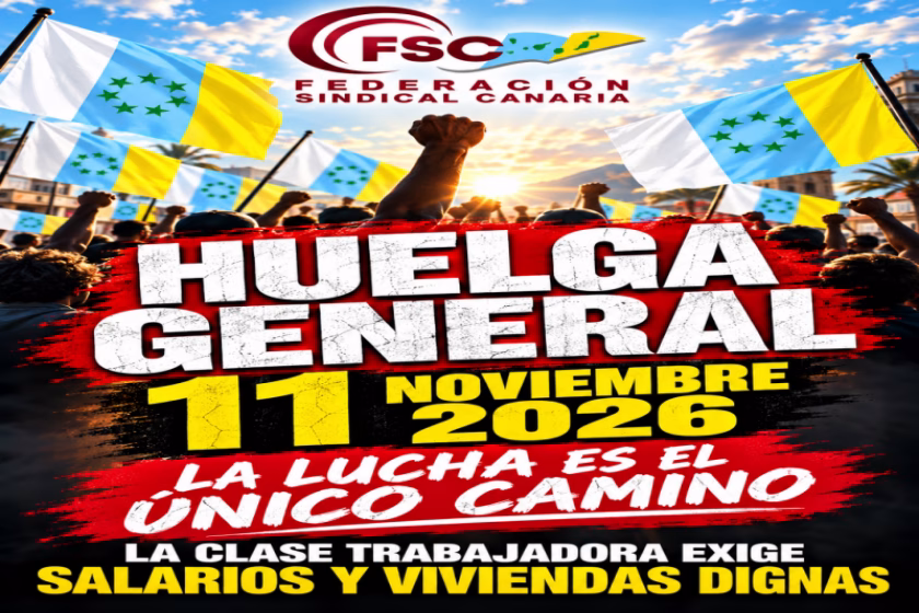 El FSOC se suma a la huelga general del 11 de noviembre y llama a la unidad sindical en Canarias